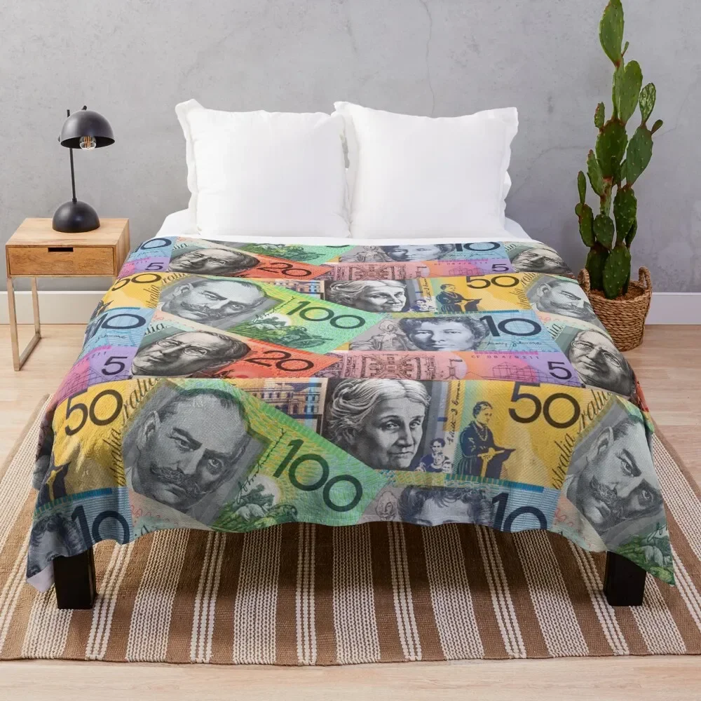 

Australian Dollars Throw Blanket Camping For Sofa Thin Blankets Sofas Of Decoration Decorative Beds Blankets