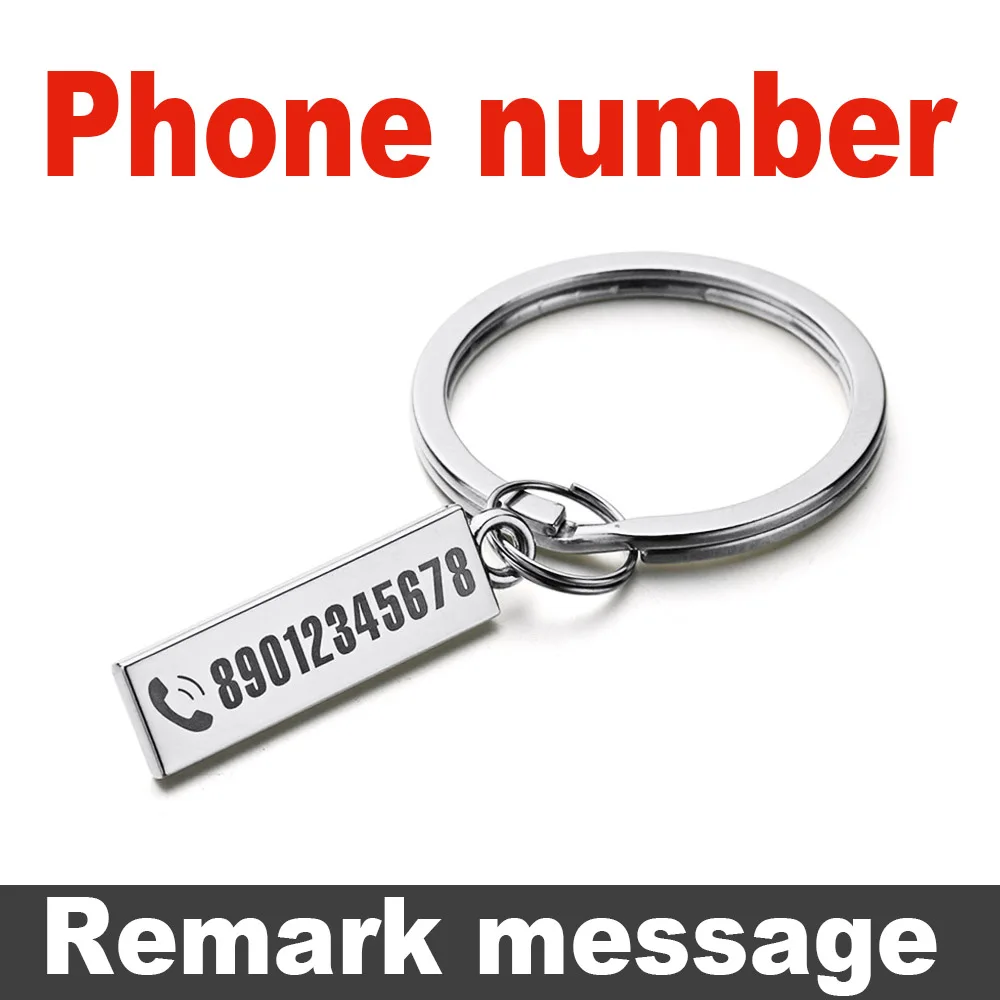 Chic Anti-lost Keychain, Personalized Customized Gift