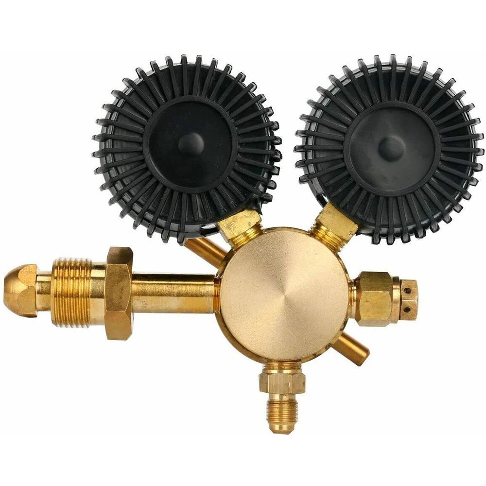 FAST DELIVELRY Inch Flare Output Nitrogen Regulator Gauge Pressure Equipment Brass CGA580 Inlet Connection