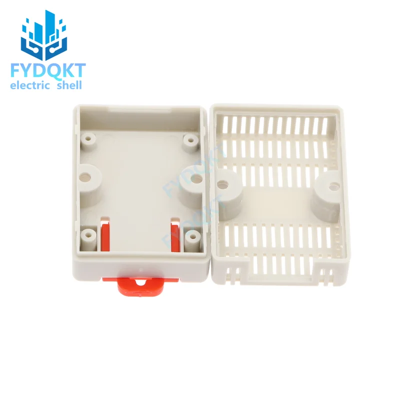 1pcs ABS Rail Electrical Junction Box 4-07: 65x46x29MM 35-Rail Mounting Instrument Housing Chassis Track Shell - Image 4