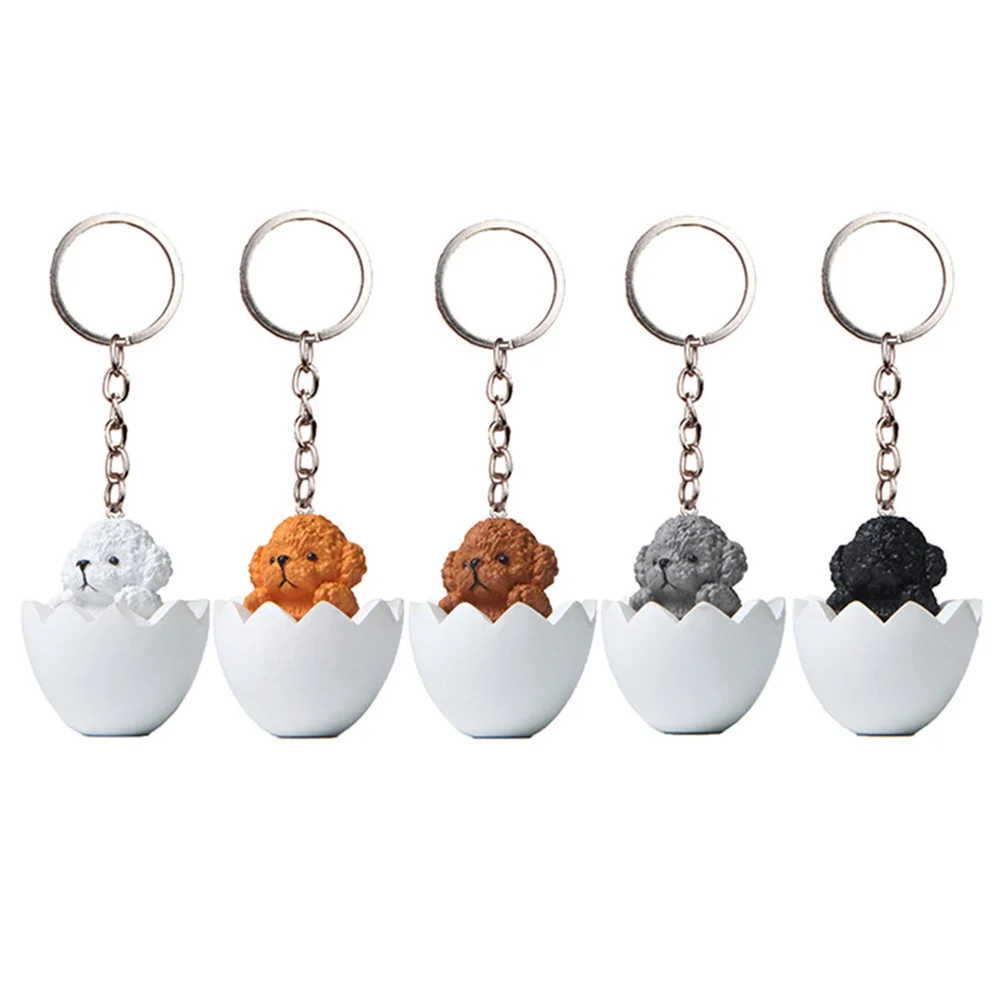 Cute Keychain Adorable Dog Shaped Cartoon Keychain for Backpack Home Decor Versatile Pendant for School Office Car Keyrings