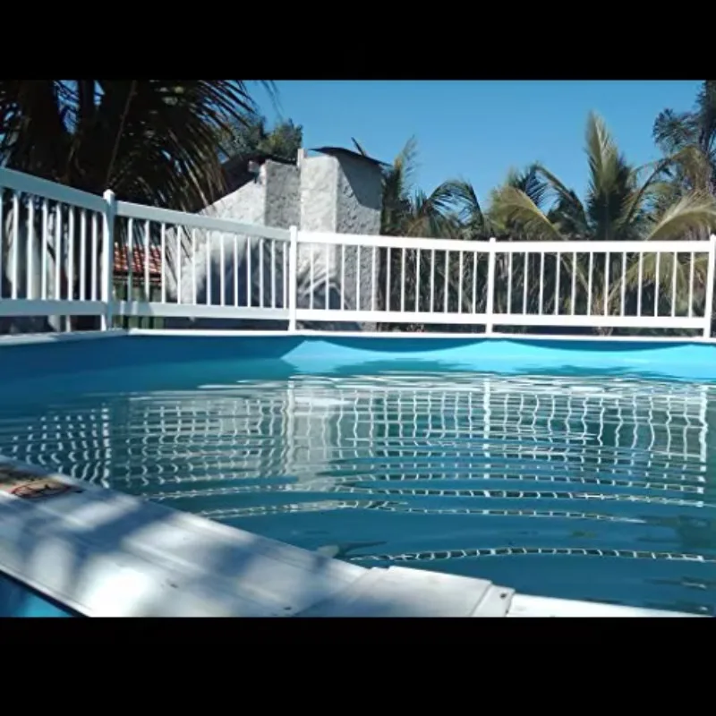 UV Protected White PVC Swimming Pool Fenced Pool