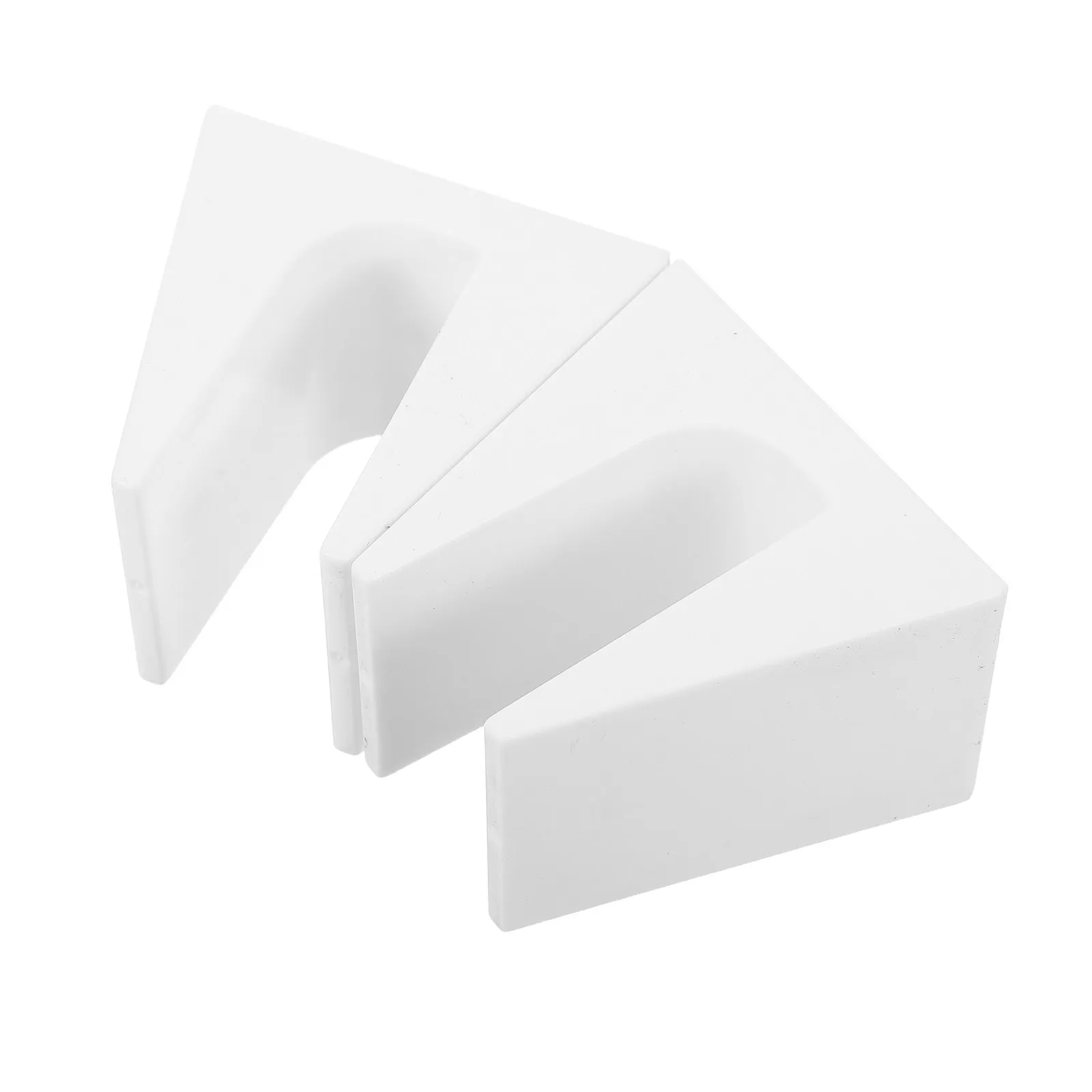 2Pcs Bathroom Scale Riser Stand Moistureproof Non Slip Elevated Platform Scratch Resistant Stable Scale Holder for Tile Floor