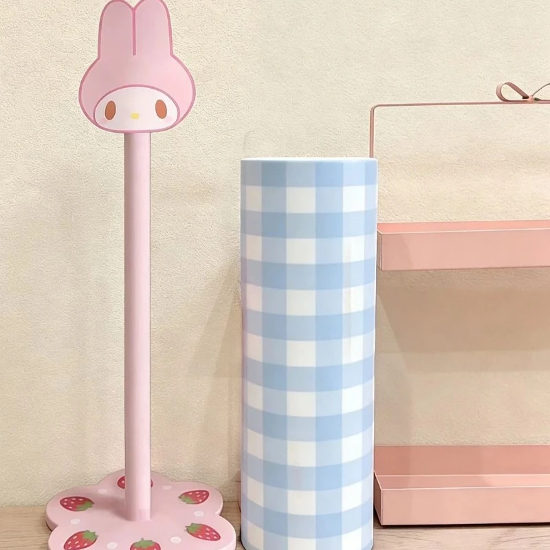 Sanrio New My Melody Kitchen Paper Towel Holder Storage Vertical Good Looks Fashion Trend Atmosphere Girly Heart Sweetness Cute view 2