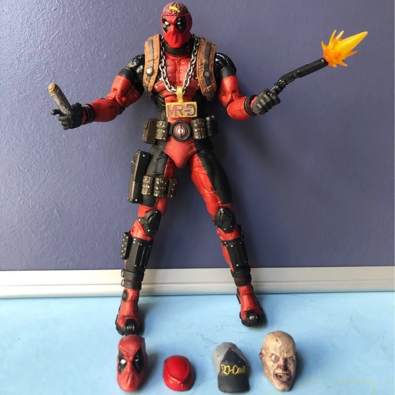 Marvel Deadpool Figure X-men Deadpool 2 Action Figure Superhero Marvel Model Toy Anime 20cm Doll Christmas Birthday Gift Toy