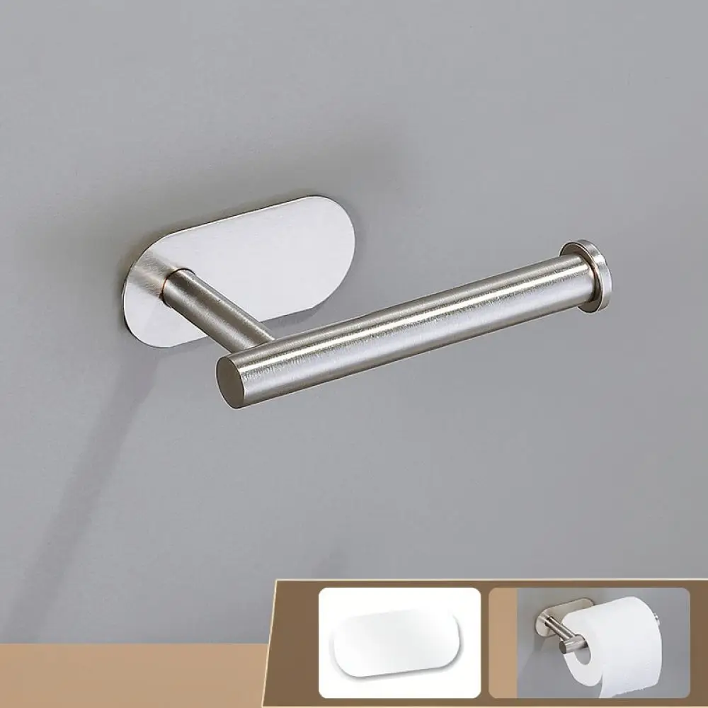 For For Ouhengedun Bathroom Hardware Kit 304 Stainless Steel Towel Bar Shelf Organizer Wall Mounted Storage Modern Tool