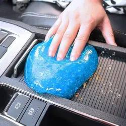 Car Cleaning Soft Glue Powder Cleaner Magic Cleaner  Auto Vent Car Wash Interior Dust Remover Glue Computer Keyboard Clean Tool