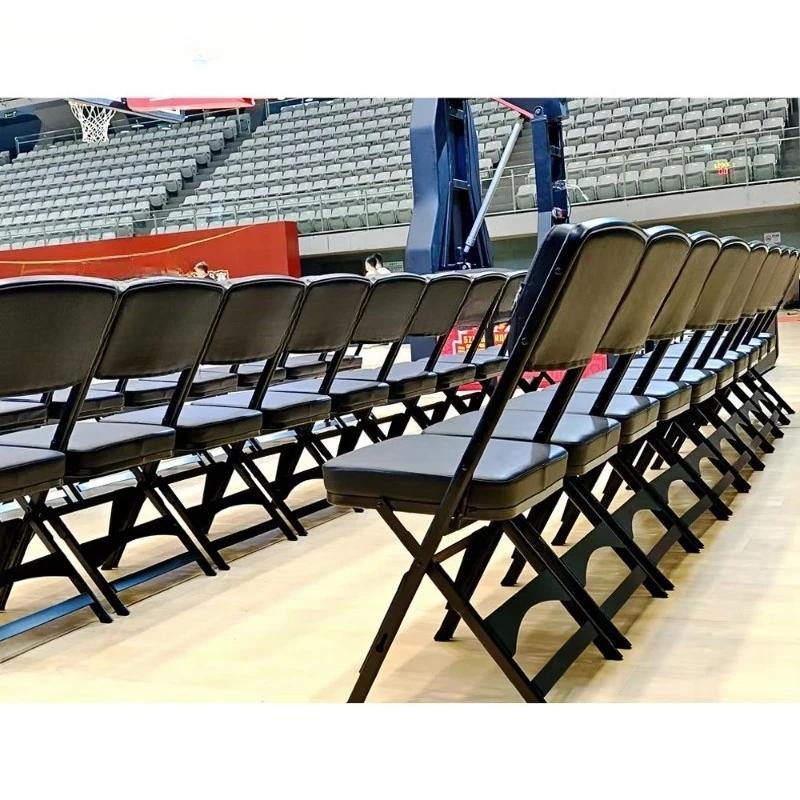 Upholstered activities, basketball team and courtside seats, luxury courtside seats with custom logos, stackable design