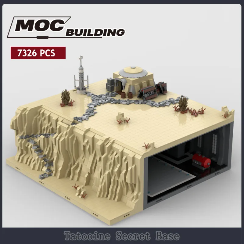 

UCS MOC космический фильм секретная база строительные блоки военная защита подвал DIY сборка технология кирпичи модель игрушки рождественские подарки