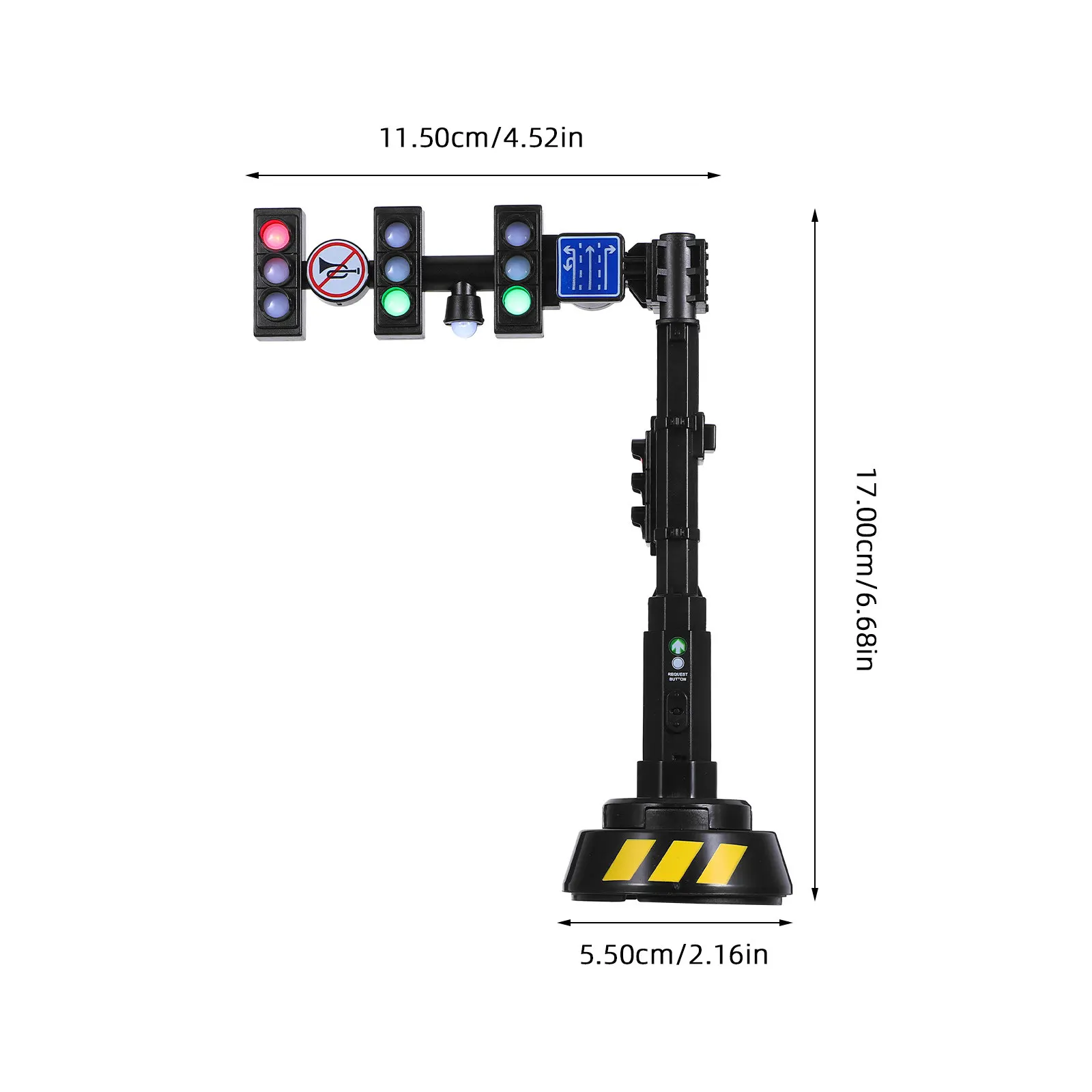 Simulation Traffic Light Realistic Sound Light Effects Automatic Change Early Education Role Playing Kids Traffic Signal