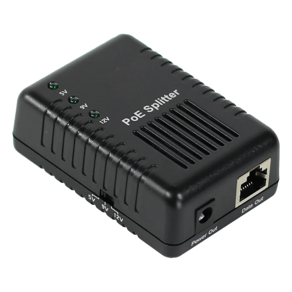 POE Power Supply Splitter POE5912 Three-Stage Voltage Can Be Cut In Line With IEEE802.3AF Standard