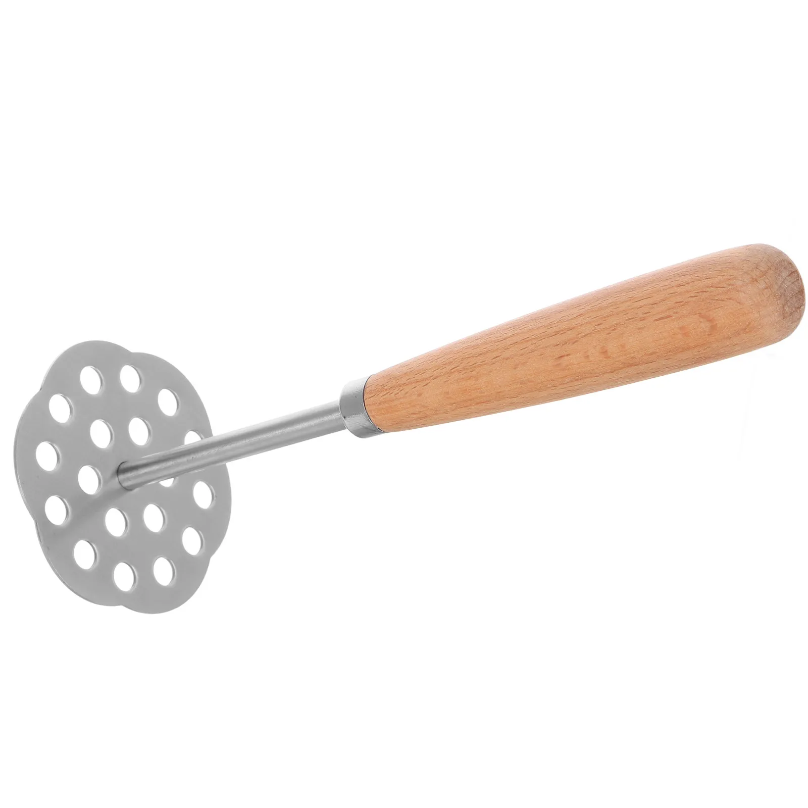 

Stainless Steel Potato Masher Wood Handle Manual Vegetable Smasher Crusher Ricer Kitchen Tool Fruit Avocado Garlic Baby Food