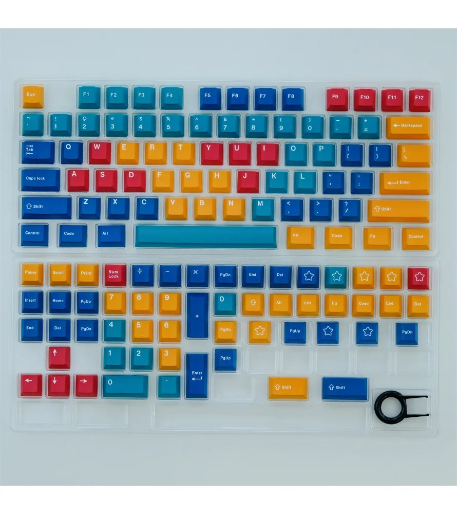 Keycap 129 keys PBT original highly sublimated mechanical keyboard keycap
