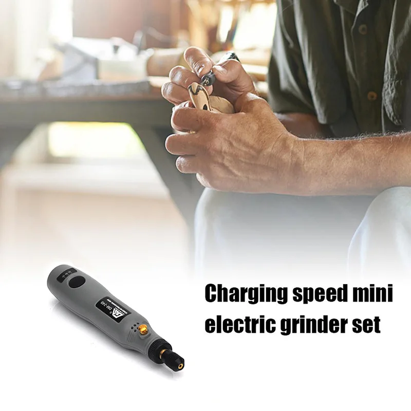 Cordless Electric Screwdriver Mini Grinder Power tools Set 3.6V Lithium Battery Usb Charging Multifuctional Accessories Home Diy