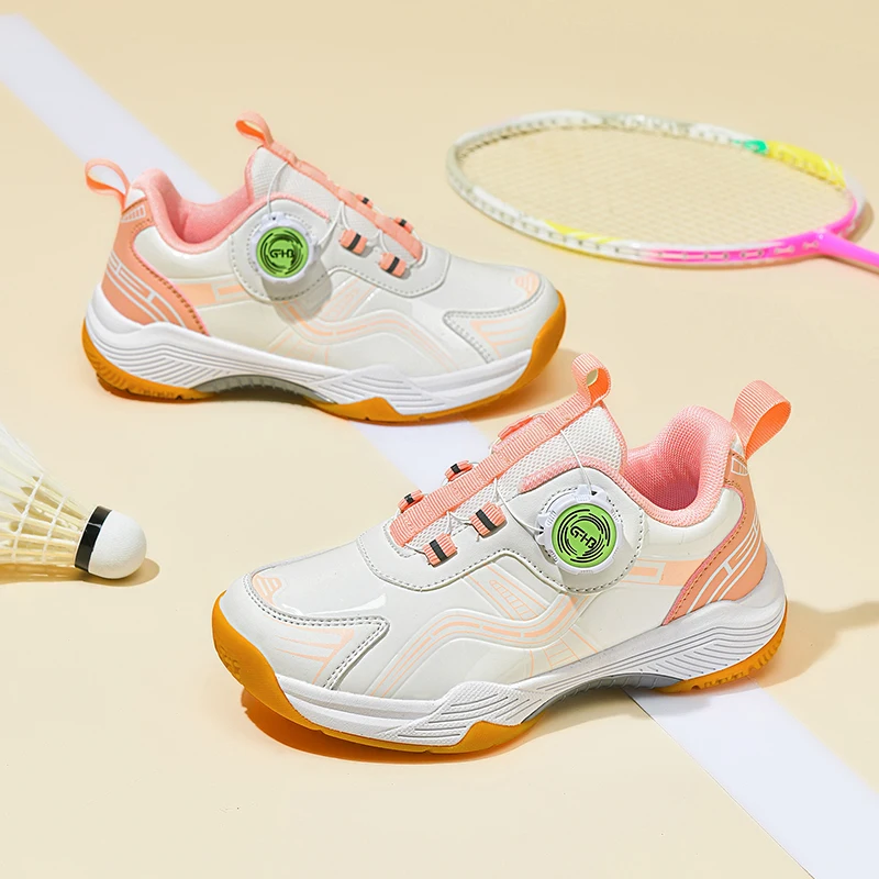2026 New Children's Table Tennis Shoes, Lightweight Badminton Shoes for Boys and Girls, Children's Anti Slip Training Shoes