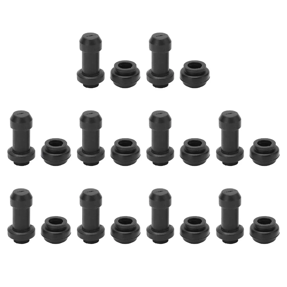 20pcs Rubber Material Disc Brake Caliper Dust Cover Long Short Length Brake Caliper Dust Protector Motorcycle Brake Dust Cover