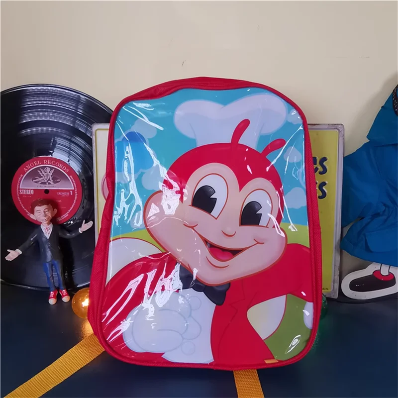 32cm kreskówka jollibee plecak figurka zabawka PVC kolekcja dla dzieci tornister zabawka