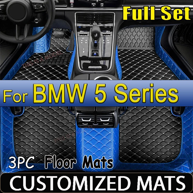 Car Mats Floor For BMW 5 Series E34 1988~1996 Waterproof Car Carpet Floor Mats Cubre Pisos Para Autos Car Accessories Interior