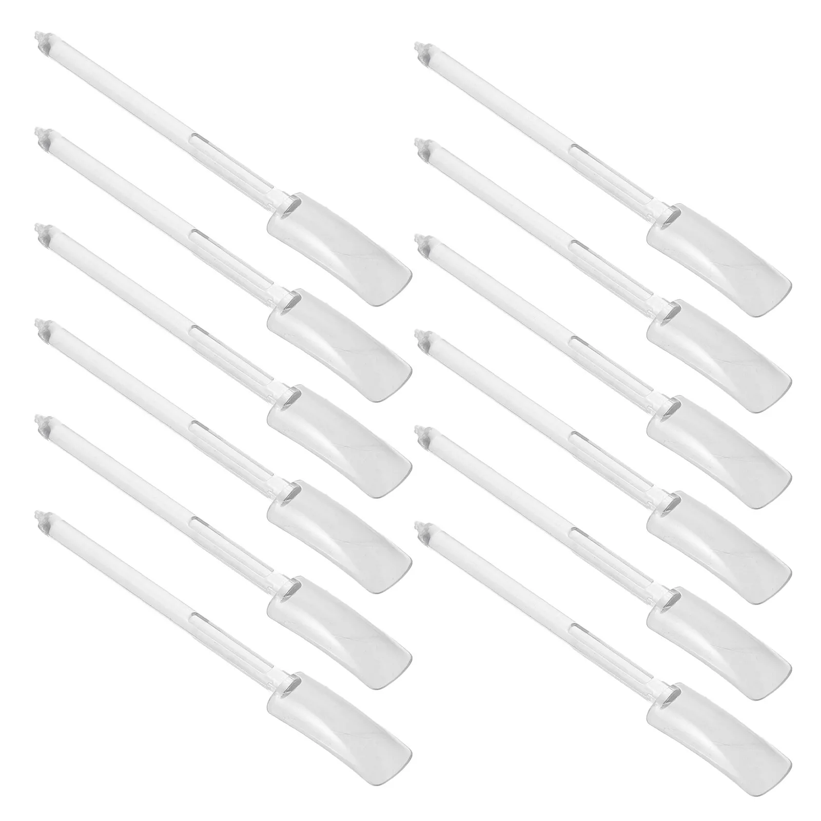 

32Pcs Transparent Nail Tester Sticks for Accurate Polish Colors and Versatile Nail Art Displays Transparent Sample Sticks