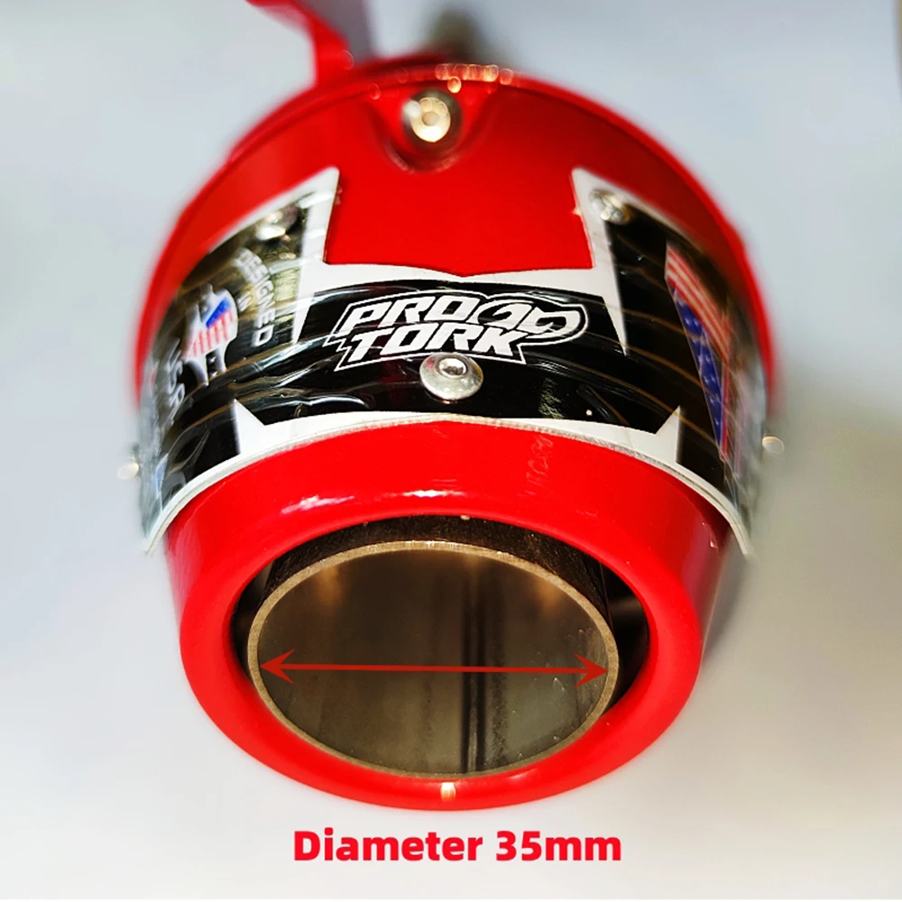 قطع غيار الدراجات النارية الصينية عالية الجودة JPM CRF250 مجموعة ماسورة عادم الدراجة النارية كاتم صوت من الفولاذ المقاوم للصدأ