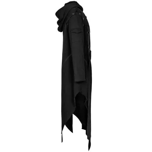 Steampunk Trench Coat Gothic Jacket Vintage Medieval Renaissance Plague Doctor Bird Mask Halloween Party Cosplay Costume view 6
