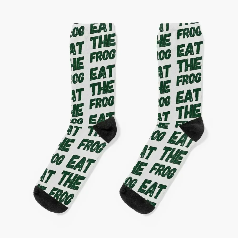 

Eat The Frog - Mark Twain Socks fashionable set Novelties Male Socks Women's