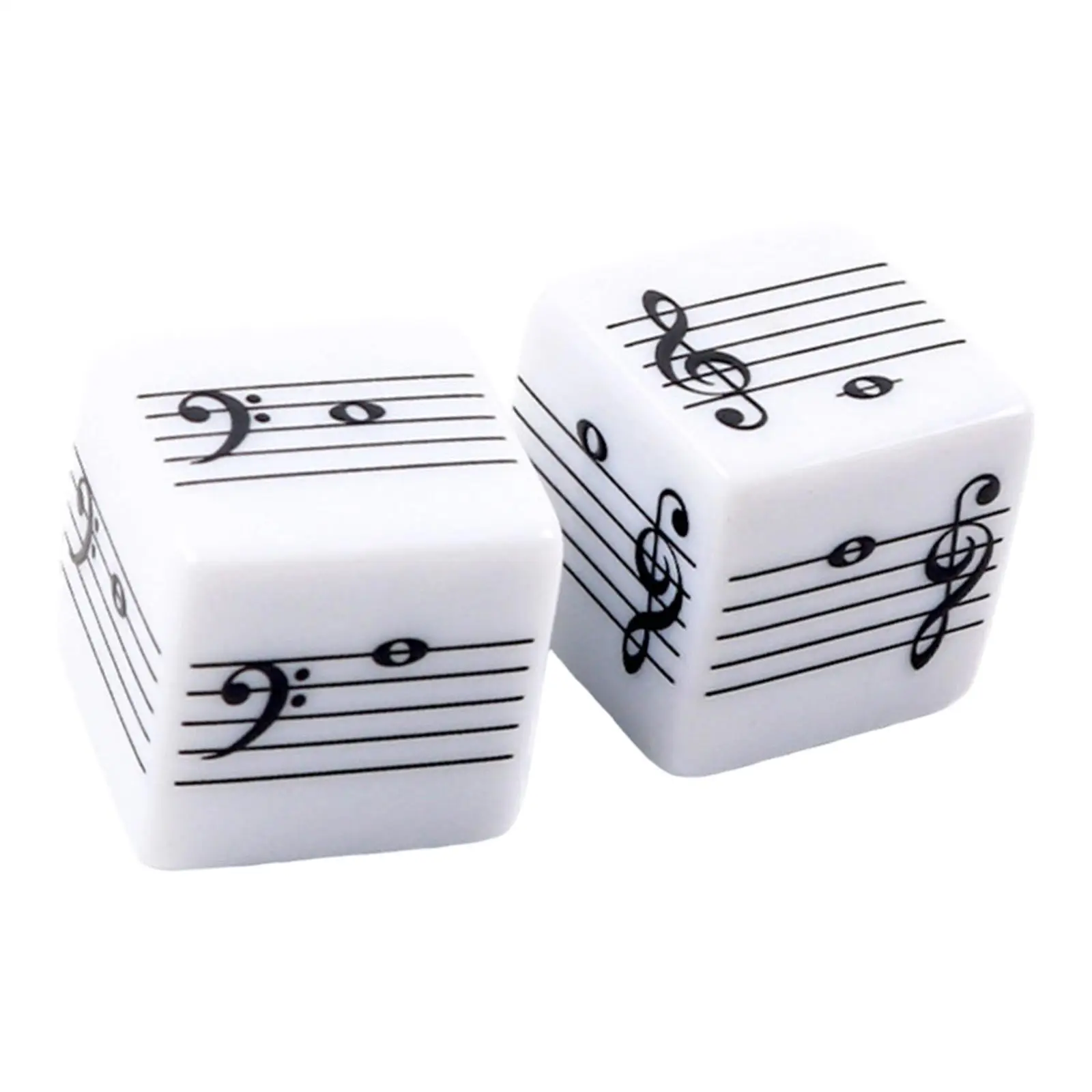 

Five Line Staff Music Note Dice Educational Dice Set for Kids Music Teachers Studio Teaching Aid