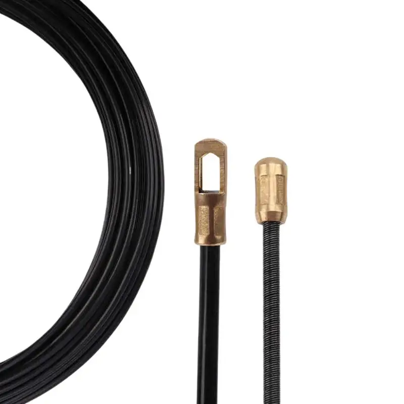 Nylon Cable Puller Spring Wire Lead Tape 5-30M Wear Resistant Electrician Tool for Wall Ceiling Circuit Wiring Construction