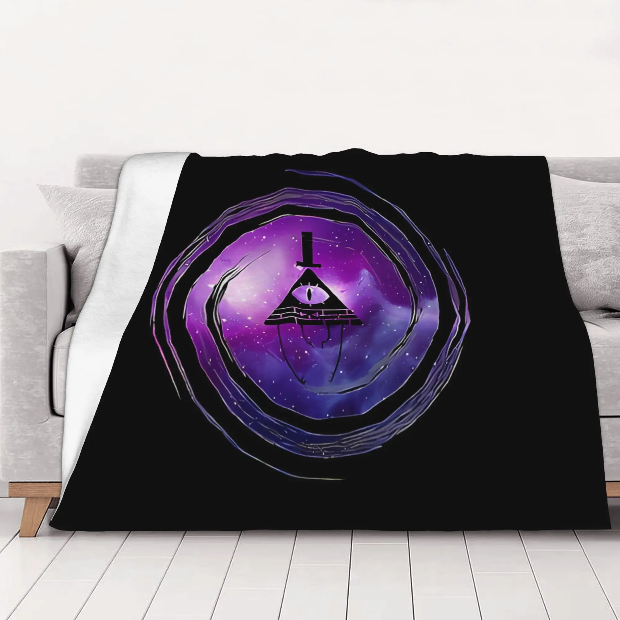 1PC home Cutecore Classic G-gravity Falls Blanket Super Cosy Plush Home Living Room Sofa halloween