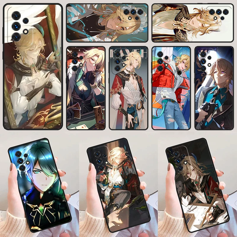 Genshin Impact Alhaitham Kaveh For Samsung A52 A72 A73 A20e A21S A50 A70 A11 A12 A42 A31 A40 A51 A71 A32 A80 A91 Phone Case