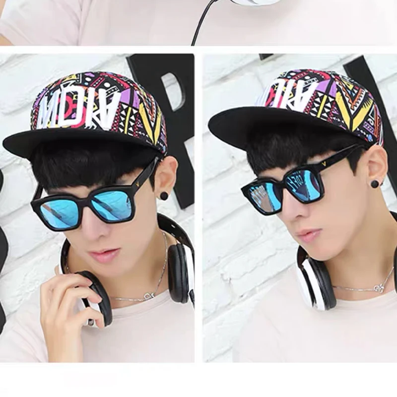 New Unisex Color Block Letter Embroidery Baseball Hats Hip Hop Breathable Casual Sunshade Peaked Caps Versatile Fashion Personal 4