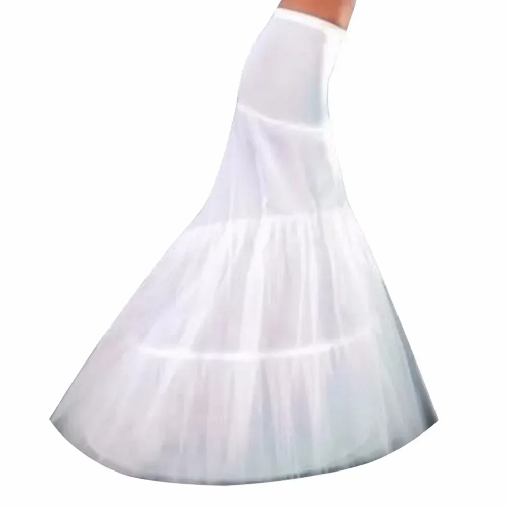 

Fast Shipping Wedding Accessories Mermaid Petticoats Length Underskirt Crinoline Bridal Tulle Size In stock