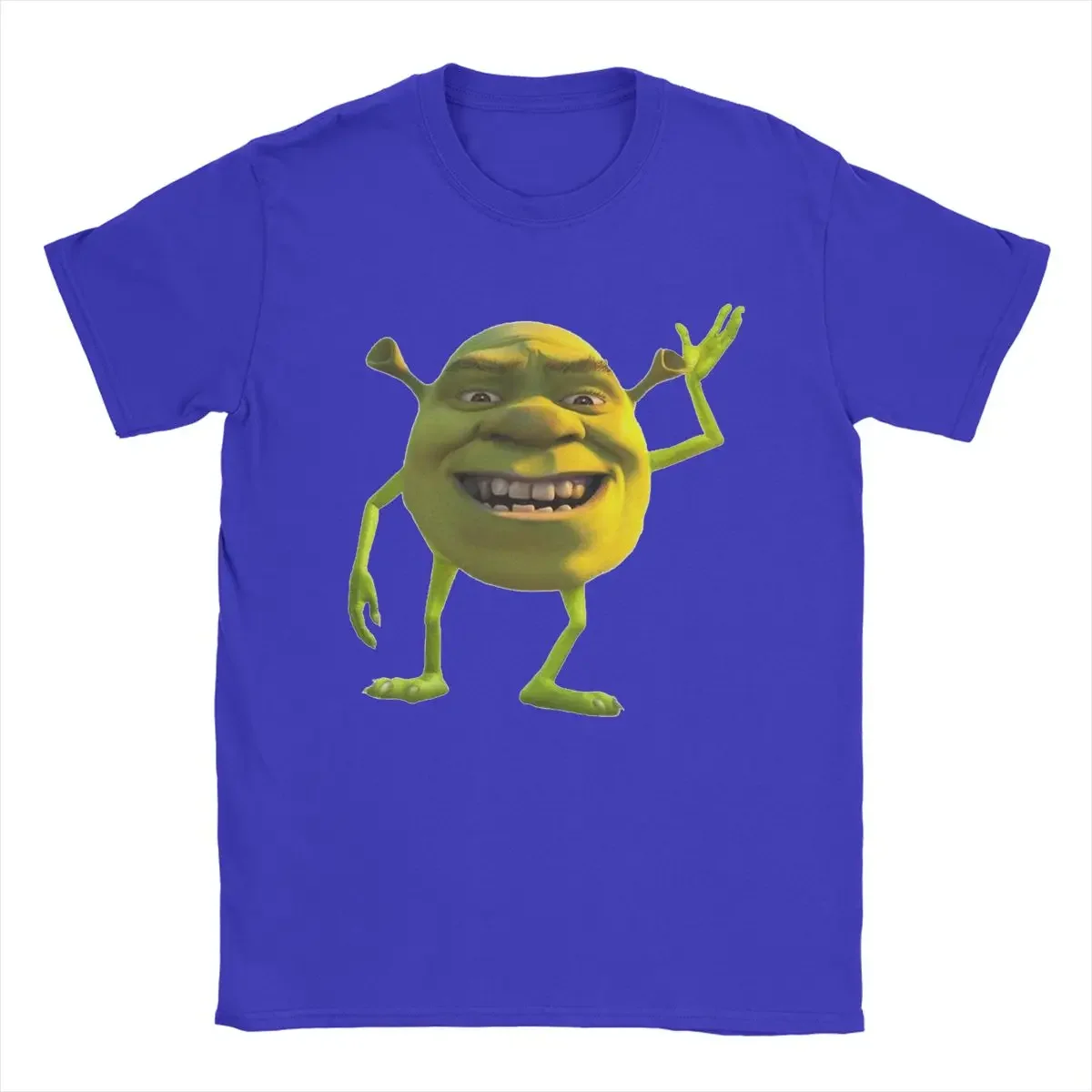 New Arrival Men Women Shreks Wazowski Funny Meme Shirt Top Tee Clothes Apparel Vintage Pure Cotton Cute Monsters T Shirts style.