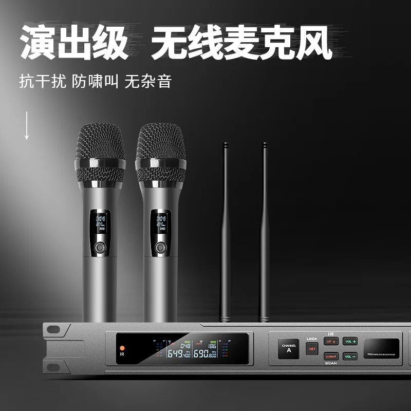 TLF Xtuga  G-620 Wireless Microphone System Handheld Cordless Mic with Good Sound Woofer for Karaoke Concerts Bars