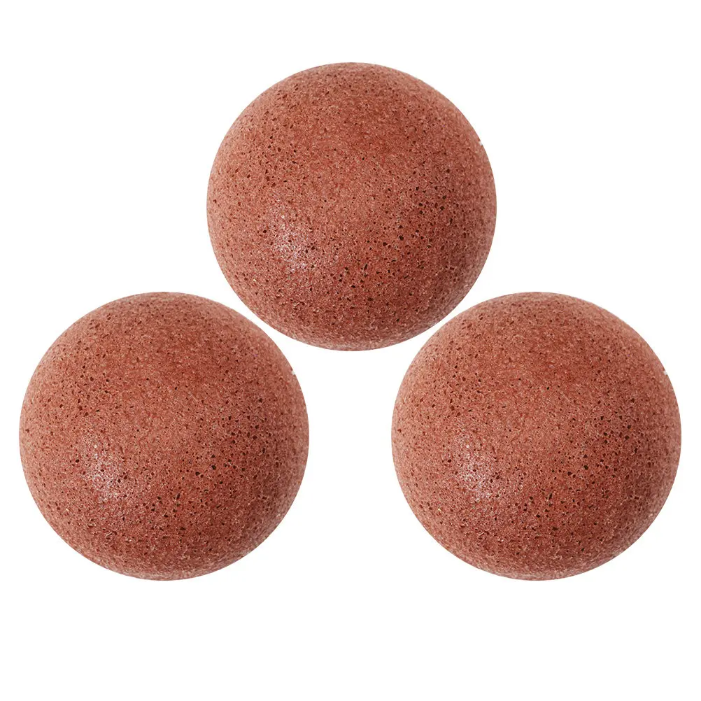 3Pcs Facial Sponges Natural Semicircular Wash Face Flutter Cleansing Sponge Gentle Exfoliating Blackhead Removal