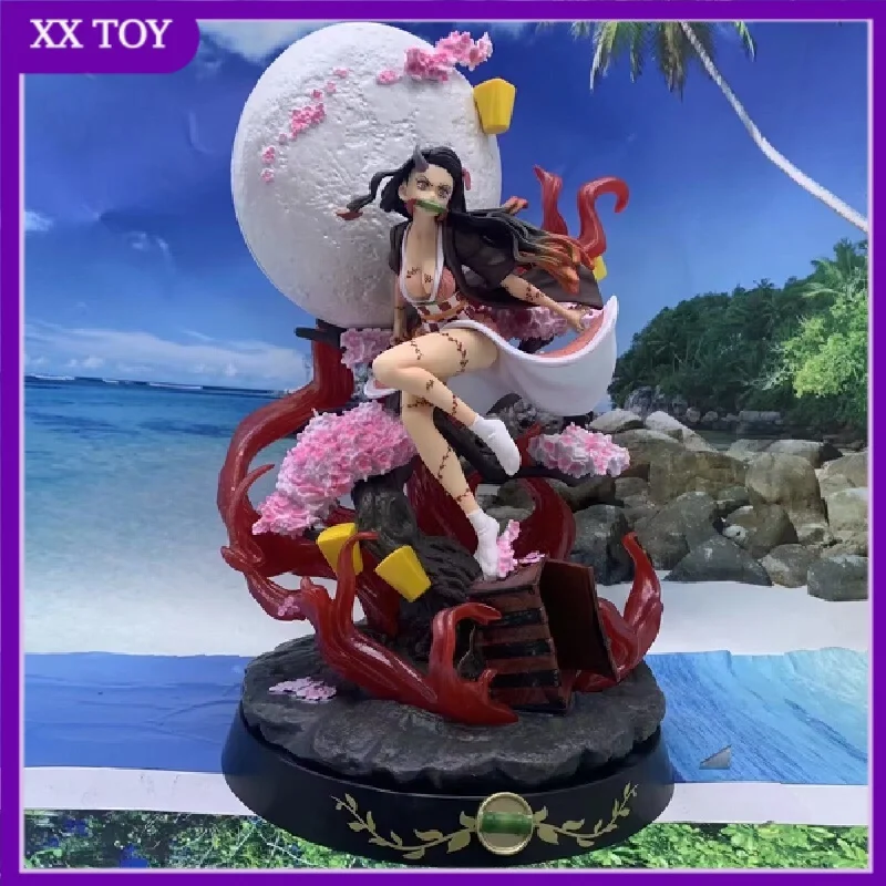 Hot New Anime Demon Slayer Kamado Nezuko Pvc Handwork Model Sculpture Collection Ornaments Children'S Birthday Present Toy