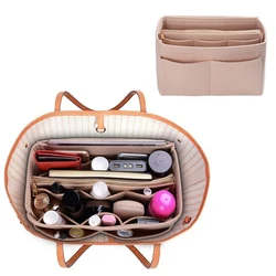 Make up Organizer Felt Insert Bag for Women Handbag Travel Inner Purse Portable Cosmetic Bags Large Capacity Purse Organizer Hot