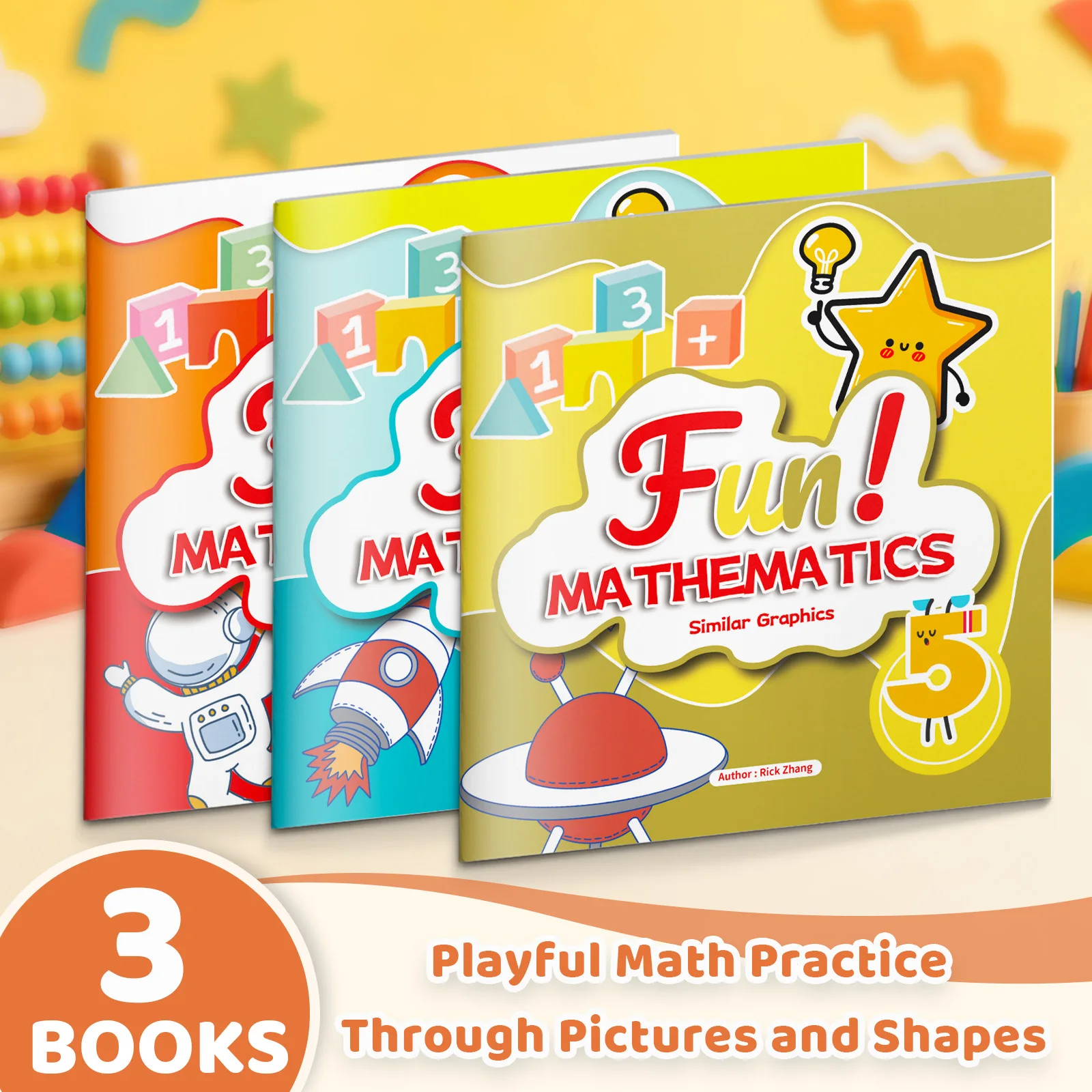 Fun Mathematics Visual Matching Notebooks, Similar Graphics Recognition, Pattern Matching, Observation Skills, Logical Thinking