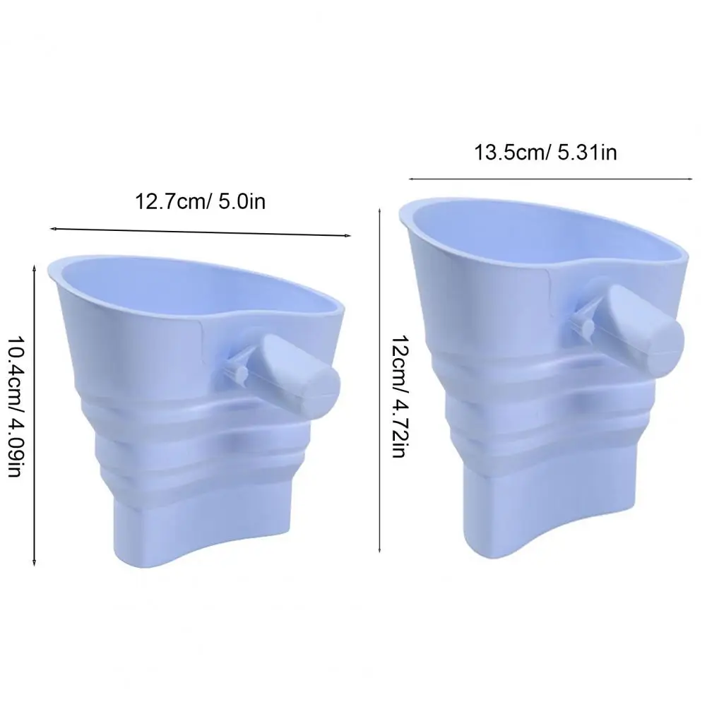 Easy Clean Kitchen Funnel Foldable Silicone Funnel Folding Silicone Kitchen Funnel for Kitchenaid Mixer Leak-proof Flour Pouring
