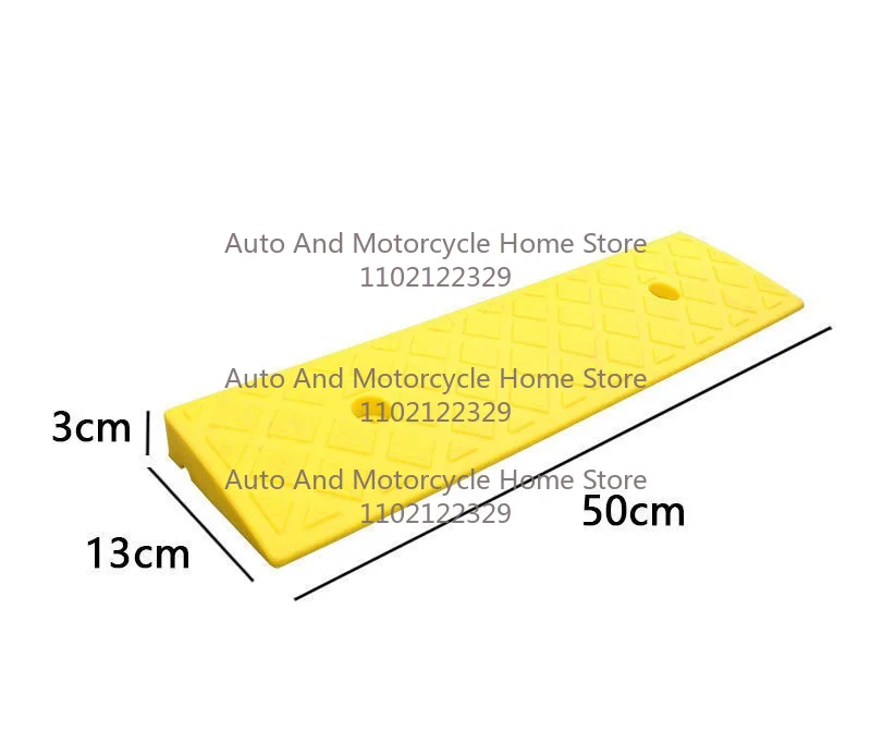 1Pc 30mm Height Plastic Kerb Ramp Non-Slip Threshold Ramp for Car Bicycle Wheelchair Scooter Uphill Smooth Transitions Driveway