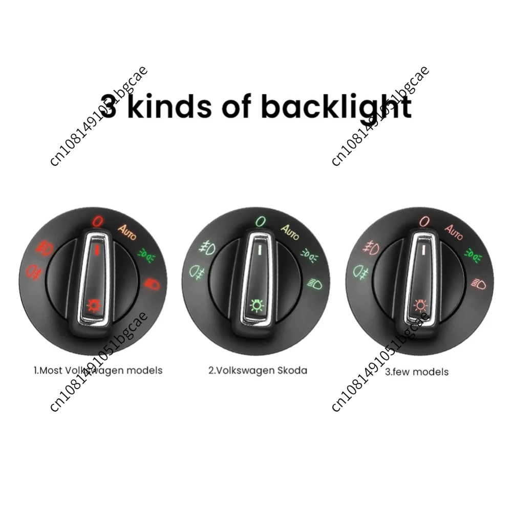 Car Headlight Control Switch Auto Accessories for for VW Golf 2004-2013 MK5 MK6 Car Head Lamp Control Switch Sensor Module