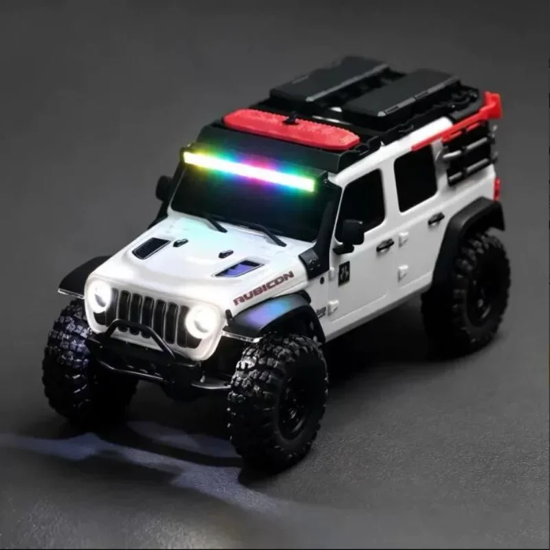 1/30 SCX30 Jeep Wrangler RC RGB Stream Light,Constant/Flash/Breathing/Police Light Modes,Only FIt with OEM SCX30 Body Shell