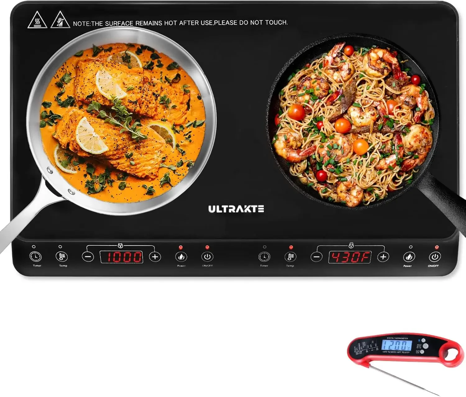 Portable Dual Induction Burner with Sensor Touch,  Induction  Burner, Electric