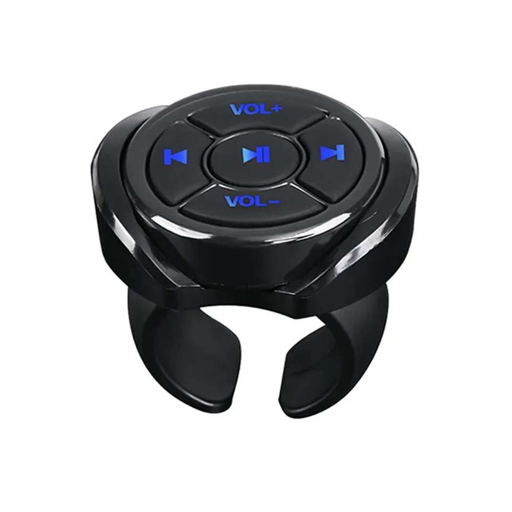 5 Keys Car Steering Wheel Wireless Bluetooth-compatible Remote Control Button Universal for Android IOS Car Media Volume Button