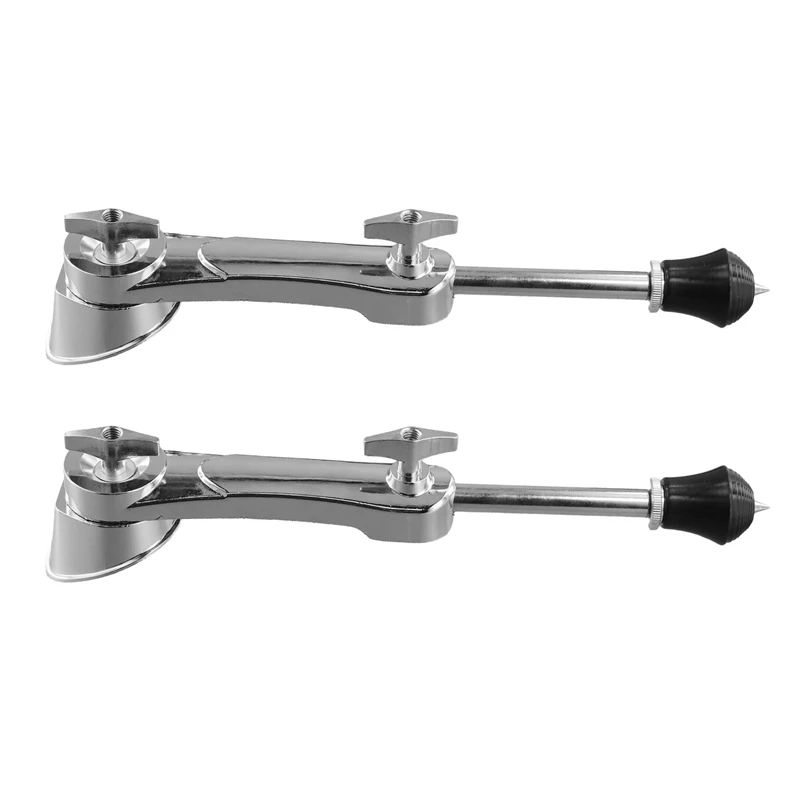

ABHS-Bass Drum Spurs Legs Bracket Jazz Drum Holder Stand Legs,Fixed Drum Leg Bracket Feet Anti-Slip Percussion Parts