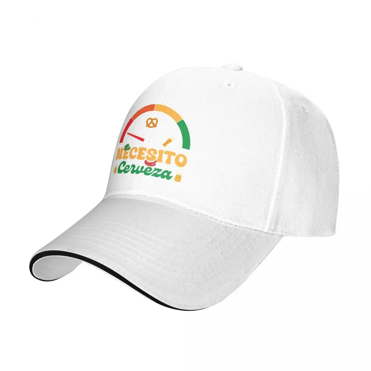 Necesito Cerveza Spanish Beer Baseball Cap Casual Sandwich Cap Men Women Adjustable Dad Hat Outdoor