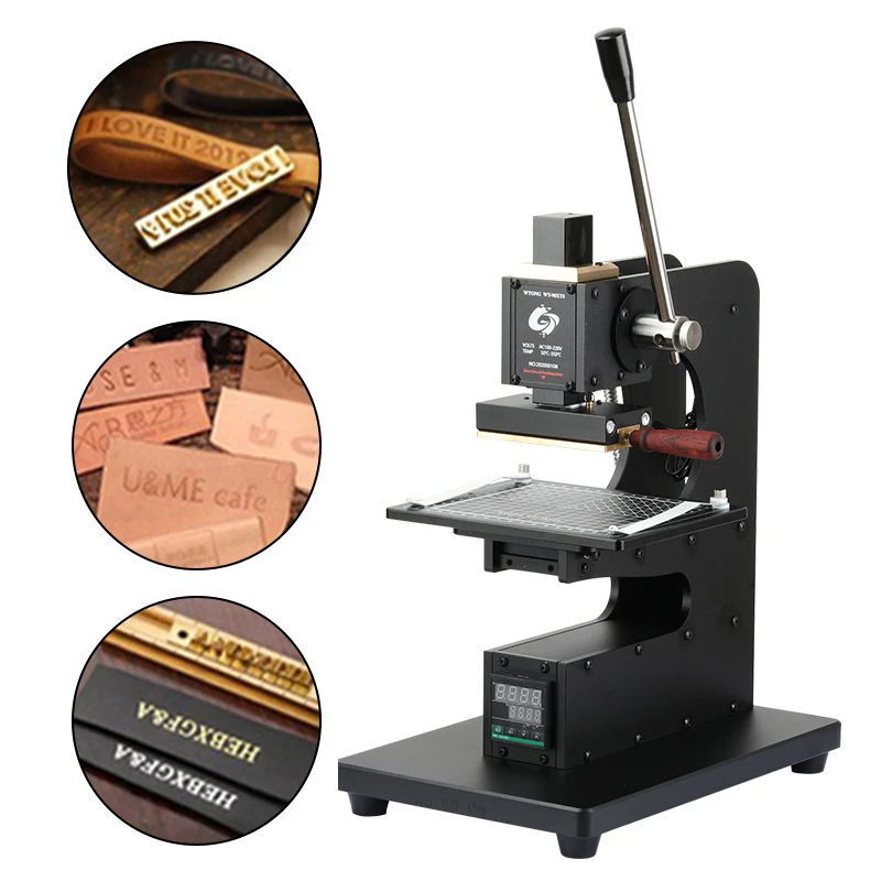 

Heavy Duty Manual Digital Heat Logo Hot Foil Stamping Machine For Leather Paper Embossing Printing