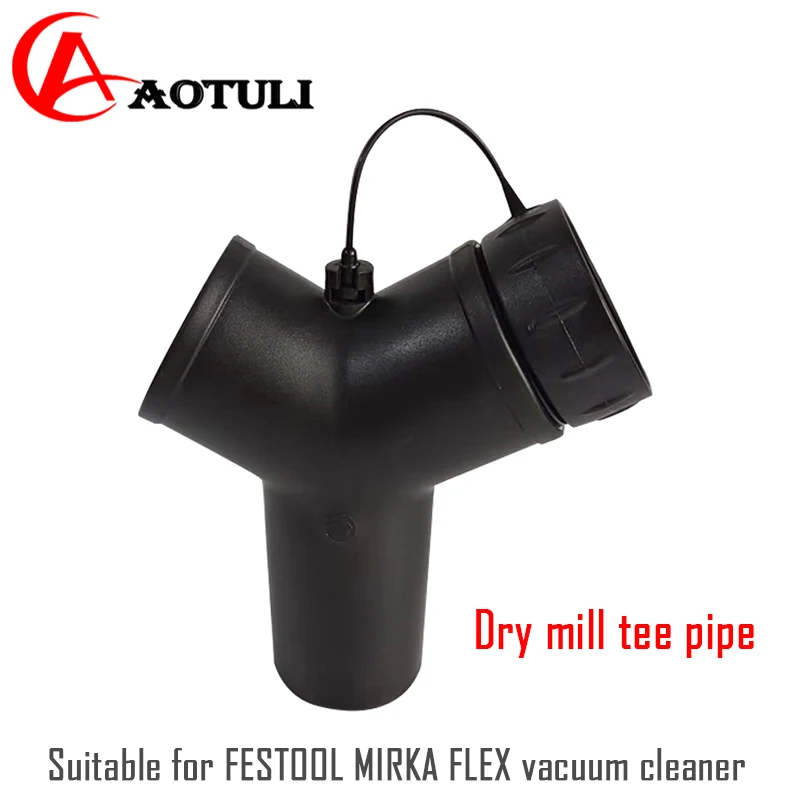 Cleaner Dust Bucket Quick-Insert 3-Way Three-Barrel Connection Pipe Electric Sandpaper Machine For FESTOOL MIRKA FLEX Vacuum