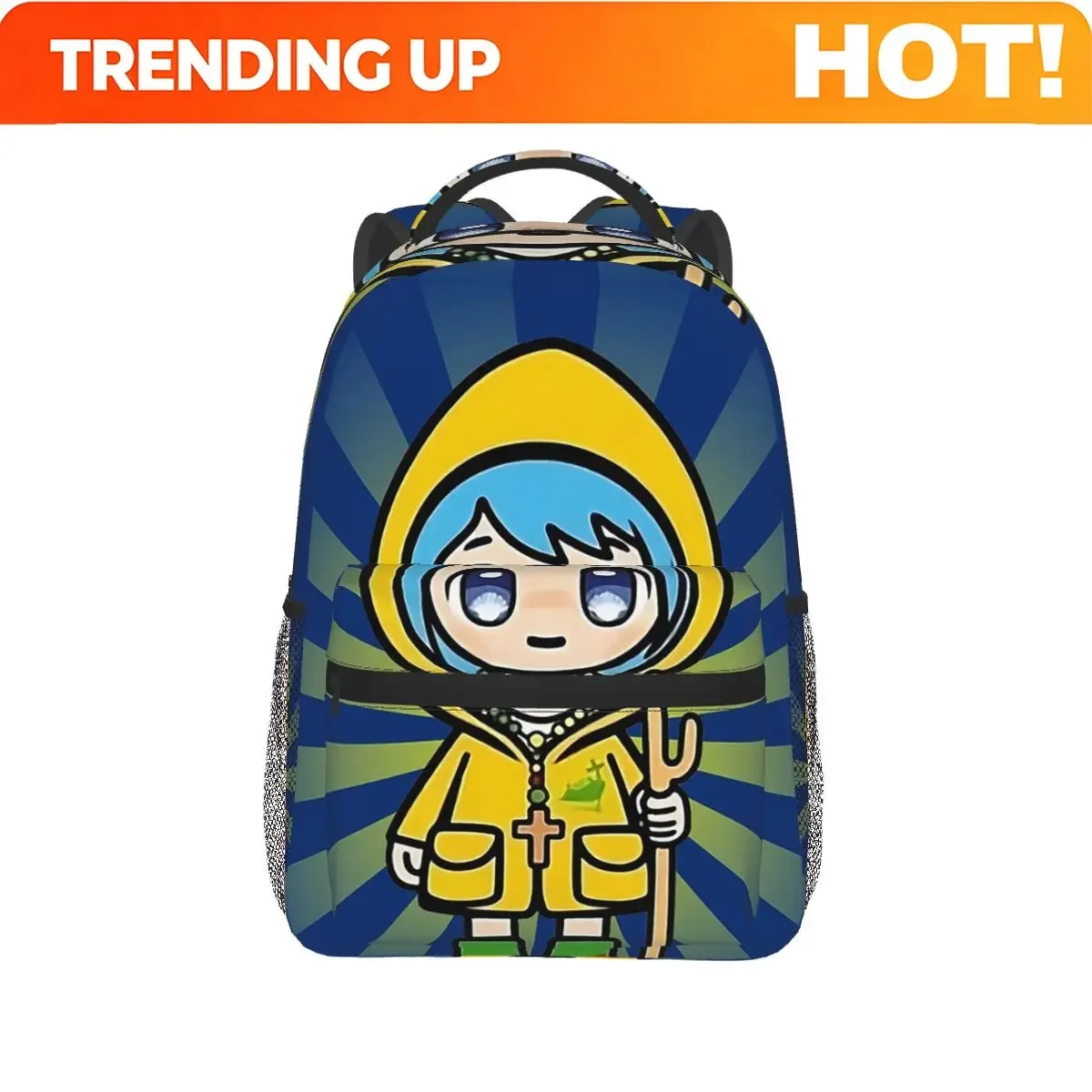 Custom Bag Luce Vatican Mascot Catholic Church Backpack Hot Sale Daypack Large Capacity BookBag School Bag Shoulder Bags For Men
