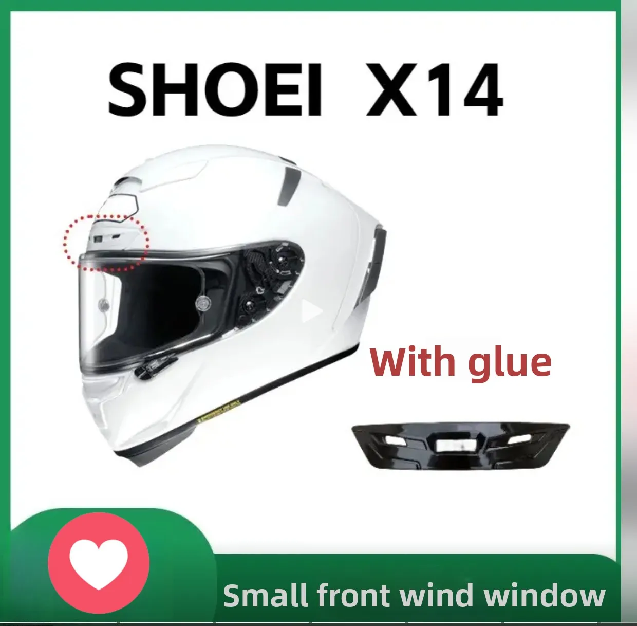 For SHOEI X14 Helmet Mouth Air Duct X14 Accessories Lens Lock Air Intake Outlet, Motorcycle Helmet Accessories and Accessories